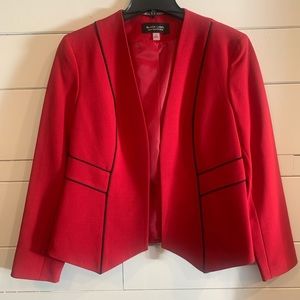 Black Label Women’s Red Blazer, Size 8